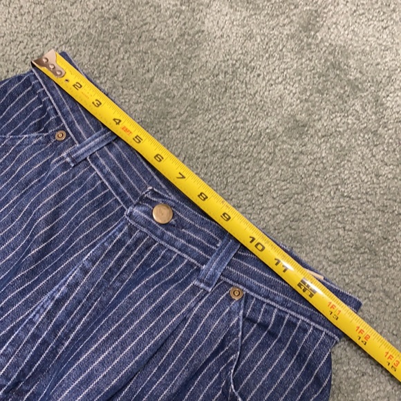 Vintage 80s 90s High Waist Pinstripe mom jeans - Picture 7 of 11